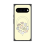 プレミアムスクエアケース with Pixelsnap［ こんにちは、いぬです - みんなそろって - ベージュ ］