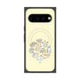 プレミアムスクエアケース with Pixelsnap［ こんにちは、いぬです - みんなそろって - ベージュ ］