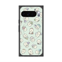 プレミアムスクエアケース with Pixelsnap［ もっさりもさお - もさおがいっぱい - グリーン ］