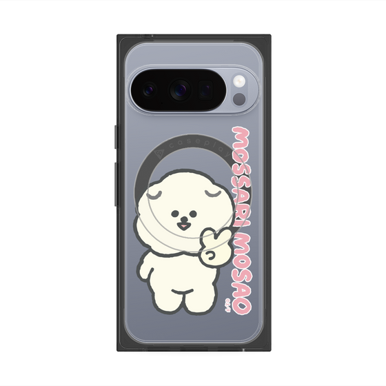 プレミアムスクエアケース with Pixelsnap［ もっさりもさお - ピスもさ ］