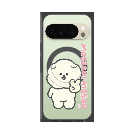 プレミアムスクエアケース with Pixelsnap［ もっさりもさお - ピスもさ ］