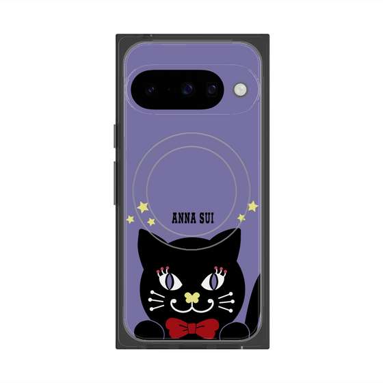 プレミアムスクエアケース with Pixelsnap［ ANNA SUI - TITIとスター - パープル ］