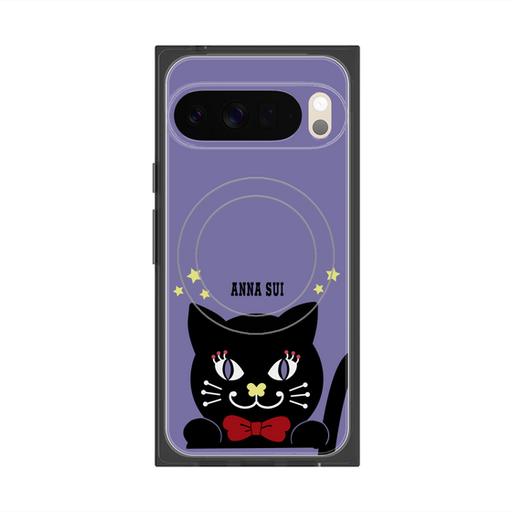 プレミアムスクエアケース with Pixelsnap［ ANNA SUI - TITIとスター - パープル ］