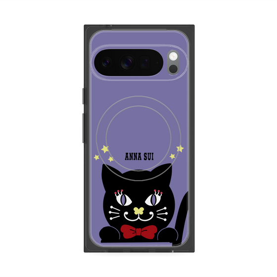 プレミアムスクエアケース with Pixelsnap［ ANNA SUI - TITIとスター - パープル ］
