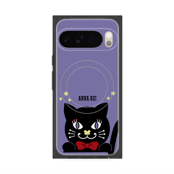 プレミアムスクエアケース with Pixelsnap［ ANNA SUI - TITIとスター - パープル ］