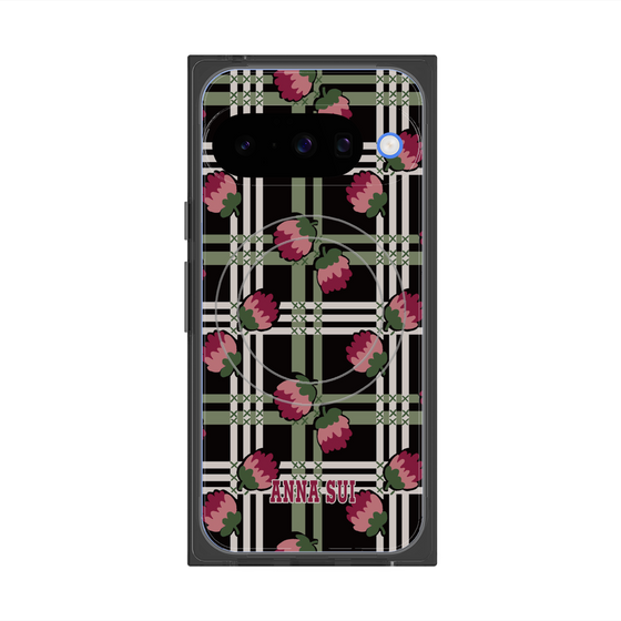 プレミアムスクエアケース with Pixelsnap［ ANNA SUI - クローバーフラワー ］