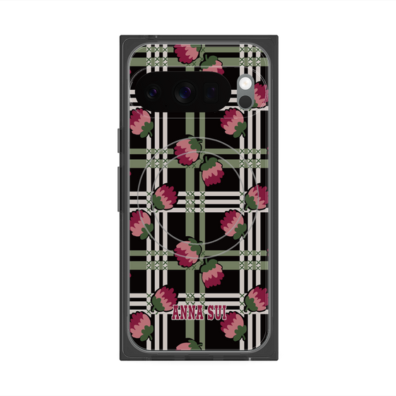 プレミアムスクエアケース with Pixelsnap［ ANNA SUI - クローバーフラワー ］