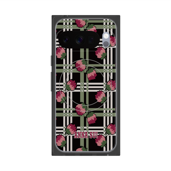 プレミアムスクエアケース with Pixelsnap［ ANNA SUI - クローバーフラワー ］