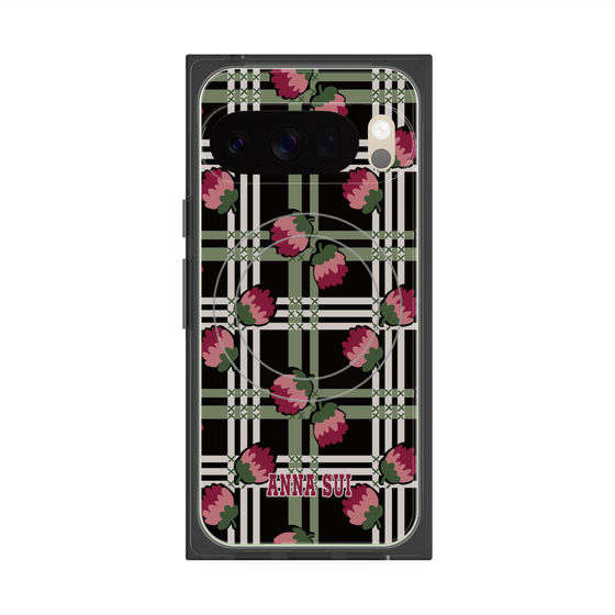 プレミアムスクエアケース with Pixelsnap［ ANNA SUI - クローバーフラワー ］
