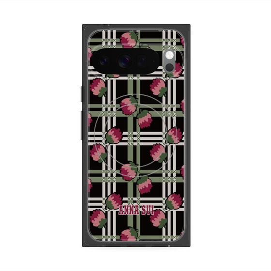 プレミアムスクエアケース with Pixelsnap［ ANNA SUI - クローバーフラワー ］