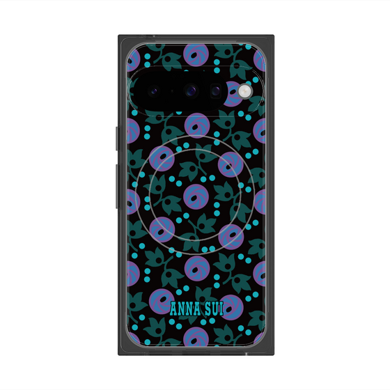 プレミアムスクエアケース with Pixelsnap［ ANNA SUI - オーキッド ］