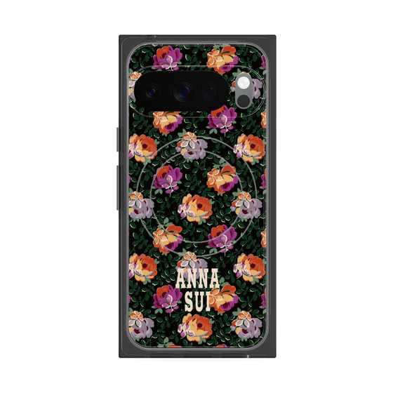 プレミアムスクエアケース with Pixelsnap［ ANNA SUI - オンブルローズ ］