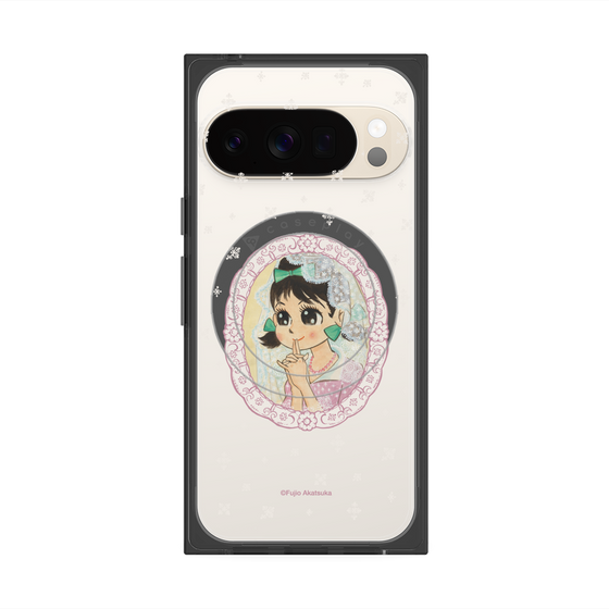 プレミアムスクエアケース with Pixelsnap［ ひみつのアッコちゃん - テクマクマヤコン - クリア ］