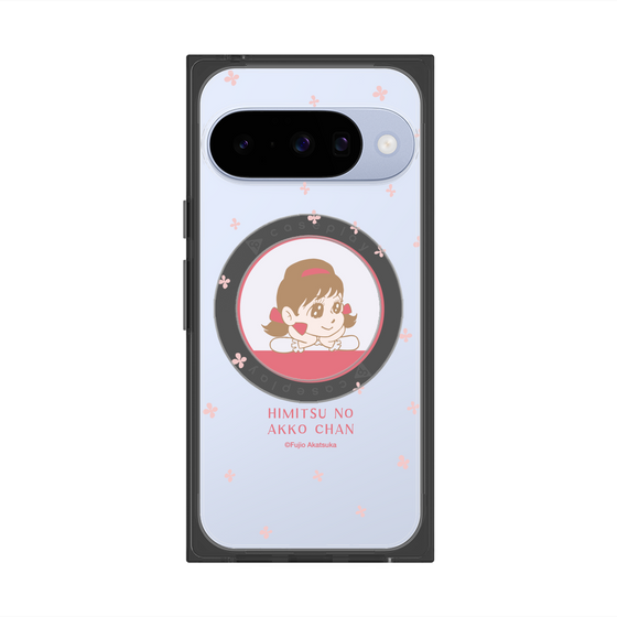 プレミアムスクエアケース with Pixelsnap［ ひみつのアッコちゃん - アッコちゃん - クリア ］