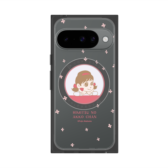 プレミアムスクエアケース with Pixelsnap［ ひみつのアッコちゃん - アッコちゃん - クリア ］