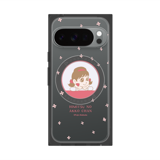 プレミアムスクエアケース with Pixelsnap［ ひみつのアッコちゃん - アッコちゃん - クリア ］