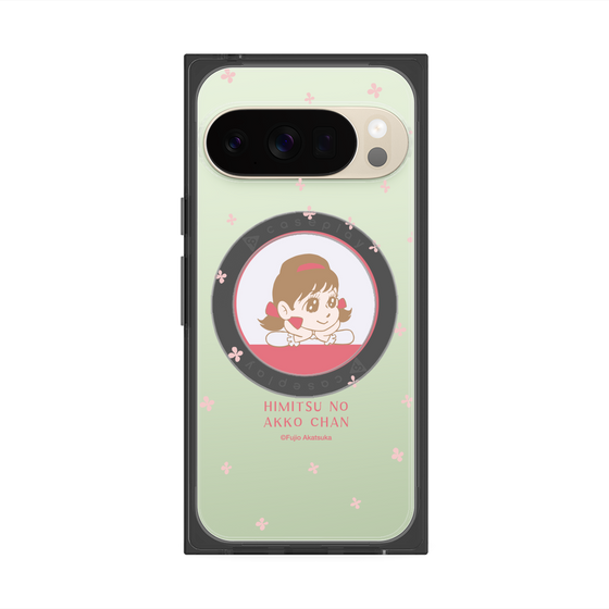 プレミアムスクエアケース with Pixelsnap［ ひみつのアッコちゃん - アッコちゃん - クリア ］