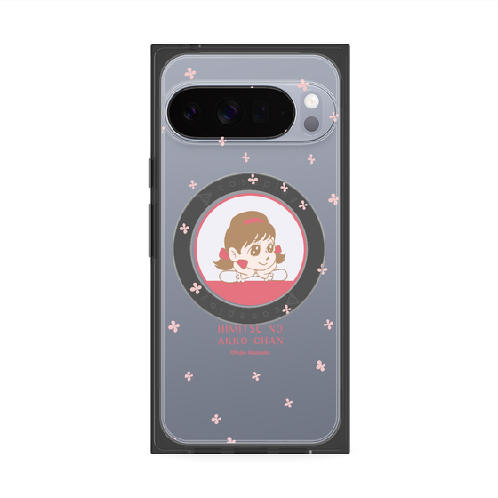 プレミアムスクエアケース with Pixelsnap［ ひみつのアッコちゃん - アッコちゃん - クリア ］