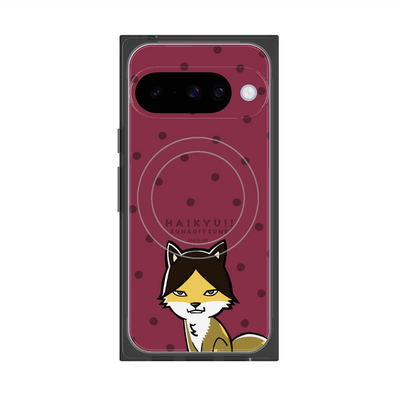 プレミアムスクエアケース with Pixelsnap［ ハイキュー!! - スナギツネ ］
