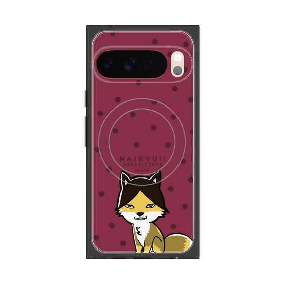 プレミアムスクエアケース with Pixelsnap［ ハイキュー!! - スナギツネ ］