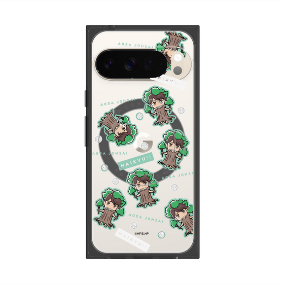 プレミアムスクエアケース with Pixelsnap［ ハイキュー!! - マスコットキャラ - 青葉城西高校 ］