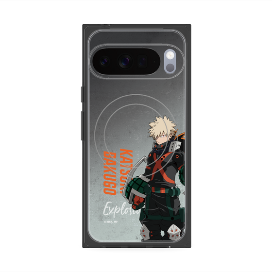 プレミアムスクエアケース with Pixelsnap［ 僕のヒーローアカデミア - 立ち絵 - 爆豪 勝己 ］