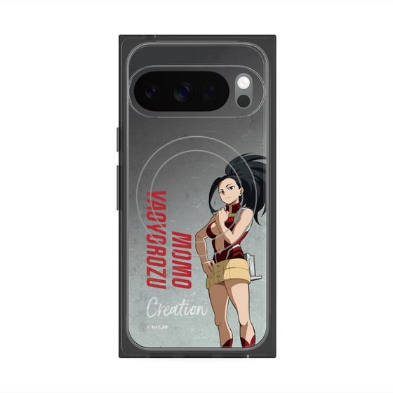 プレミアムスクエアケース with Pixelsnap［ 僕のヒーローアカデミア - 立ち絵 - 八百万 百 ］