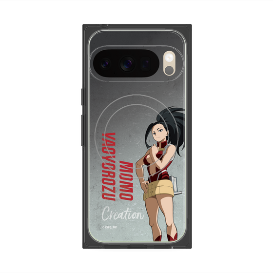 プレミアムスクエアケース with Pixelsnap［ 僕のヒーローアカデミア - 立ち絵 - 八百万 百 ］