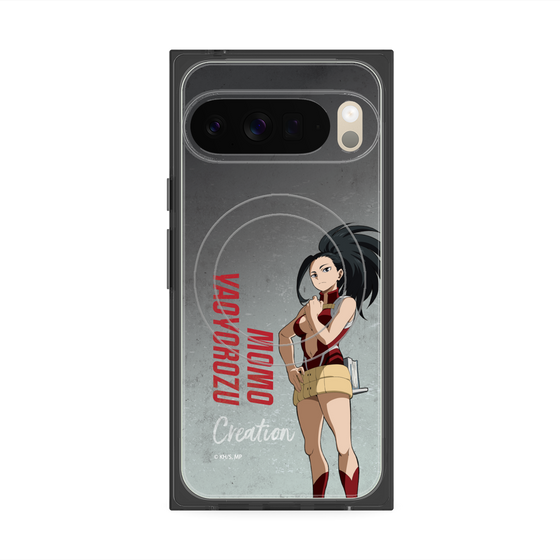 プレミアムスクエアケース with Pixelsnap［ 僕のヒーローアカデミア - 立ち絵 - 八百万 百 ］