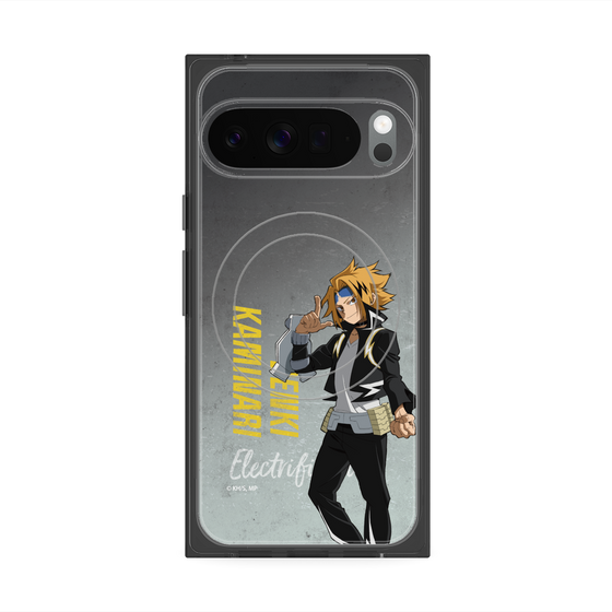 プレミアムスクエアケース with Pixelsnap［ 僕のヒーローアカデミア - 立ち絵 - 上鳴 電気 ］