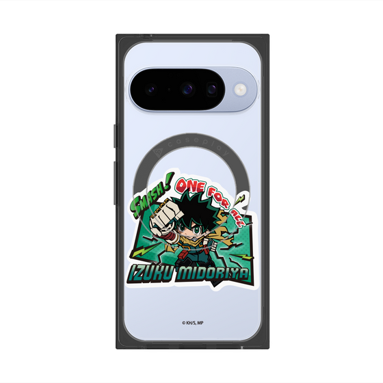 プレミアムスクエアケース with Pixelsnap［ 僕のヒーローアカデミア - ミニキャラ - 緑谷 出久 ］