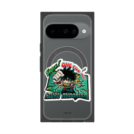 プレミアムスクエアケース with Pixelsnap［ 僕のヒーローアカデミア - ミニキャラ - 緑谷 出久 ］