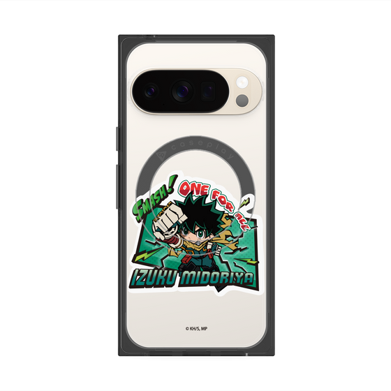 プレミアムスクエアケース with Pixelsnap［ 僕のヒーローアカデミア - ミニキャラ - 緑谷 出久 ］