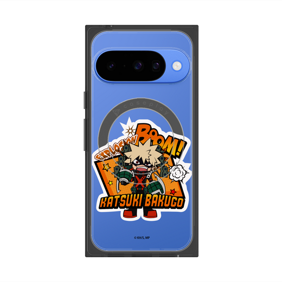 プレミアムスクエアケース with Pixelsnap［ 僕のヒーローアカデミア - ミニキャラ - 爆豪 勝己 ］