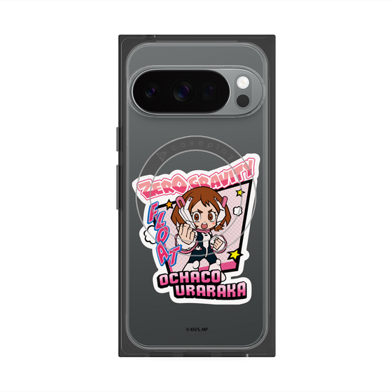 プレミアムスクエアケース with Pixelsnap［ 僕のヒーローアカデミア - ミニキャラ - 麗日 お茶子 ］