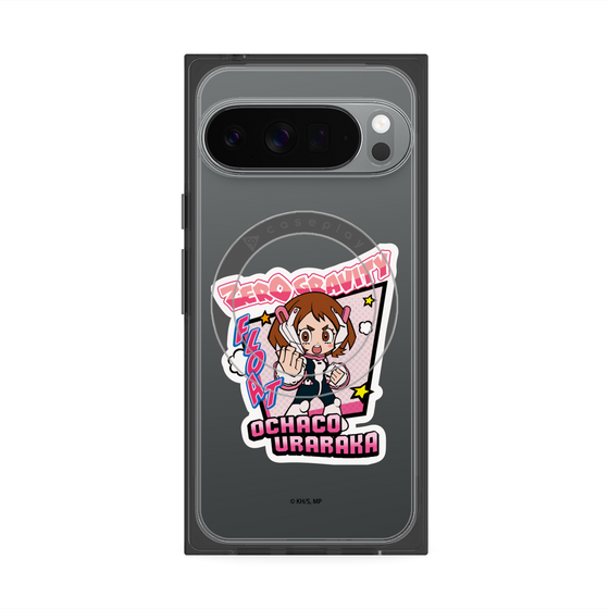 プレミアムスクエアケース with Pixelsnap［ 僕のヒーローアカデミア - ミニキャラ - 麗日 お茶子 ］