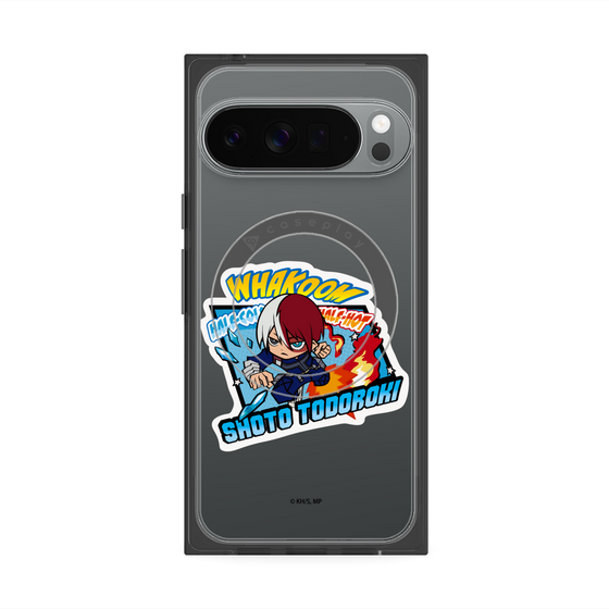 プレミアムスクエアケース with Pixelsnap［ 僕のヒーローアカデミア - ミニキャラ - 轟 焦凍 ］