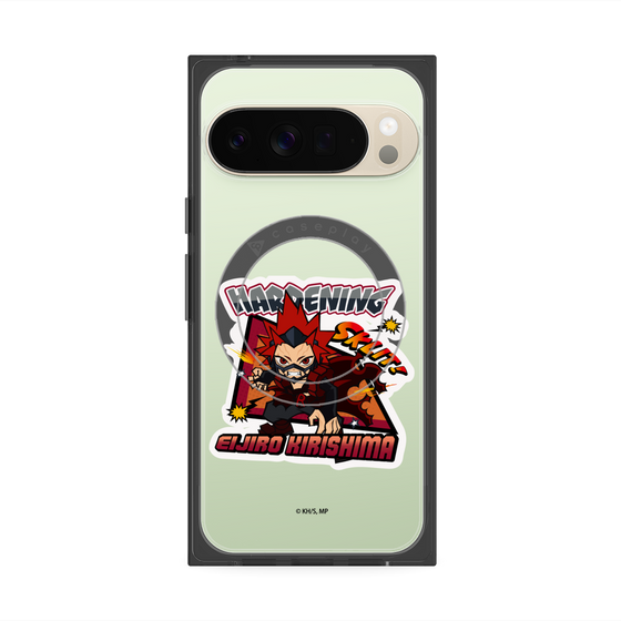 プレミアムスクエアケース with Pixelsnap［ 僕のヒーローアカデミア - ミニキャラ - 切島 鋭児郎 ］