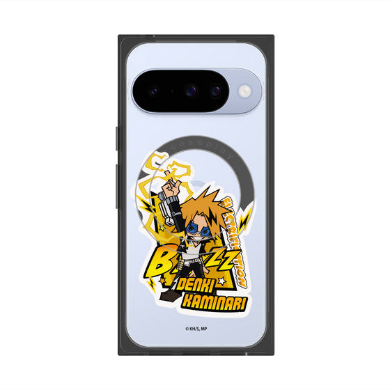 プレミアムスクエアケース with Pixelsnap［ 僕のヒーローアカデミア - ミニキャラ - 上鳴 電気 ］