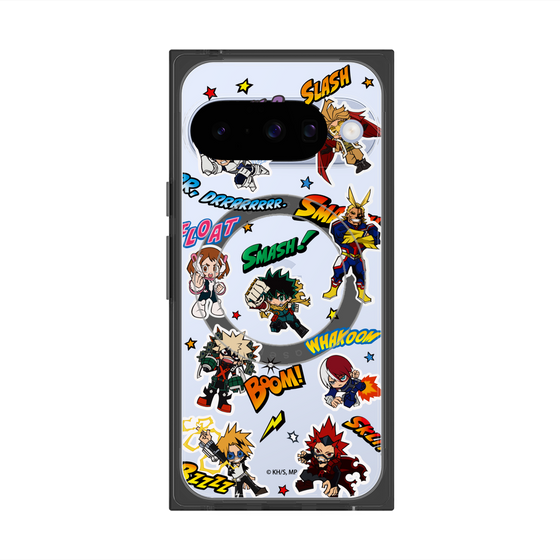 プレミアムスクエアケース with Pixelsnap［ 僕のヒーローアカデミア - アメコミ ］