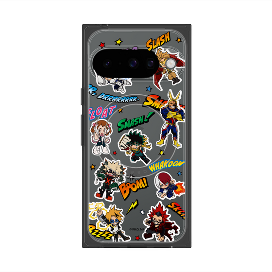 プレミアムスクエアケース with Pixelsnap［ 僕のヒーローアカデミア - アメコミ ］