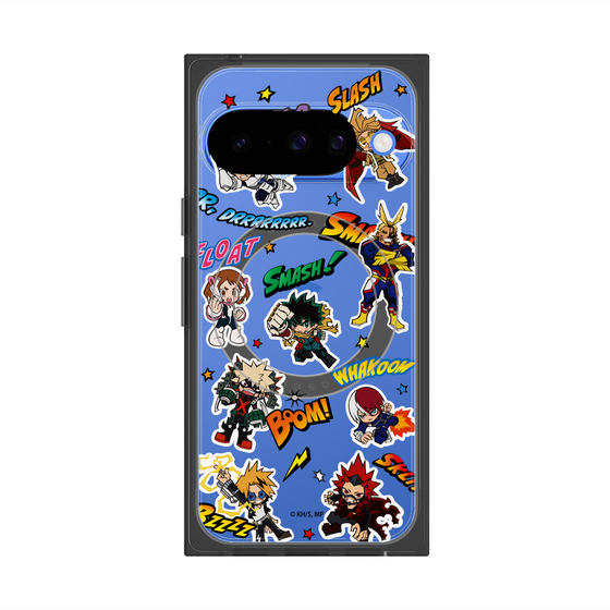 プレミアムスクエアケース with Pixelsnap［ 僕のヒーローアカデミア - アメコミ ］