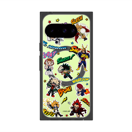 プレミアムスクエアケース with Pixelsnap［ 僕のヒーローアカデミア - アメコミ ］