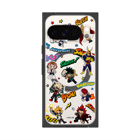 プレミアムスクエアケース with Pixelsnap［ 僕のヒーローアカデミア - アメコミ ］