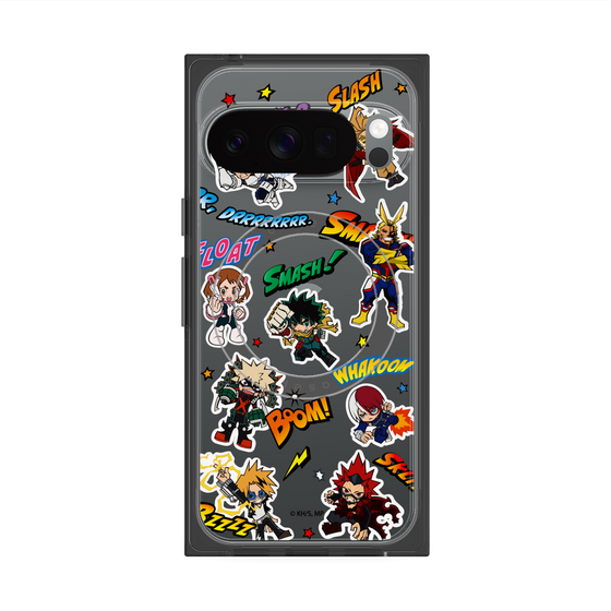 プレミアムスクエアケース with Pixelsnap［ 僕のヒーローアカデミア - アメコミ ］