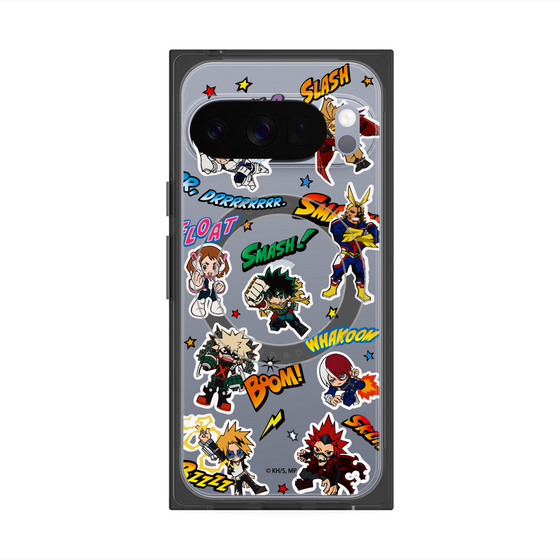 プレミアムスクエアケース with Pixelsnap［ 僕のヒーローアカデミア - アメコミ ］