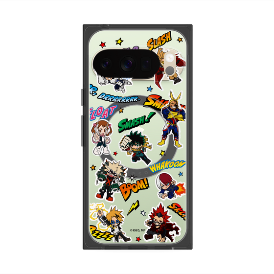 プレミアムスクエアケース with Pixelsnap［ 僕のヒーローアカデミア - アメコミ ］