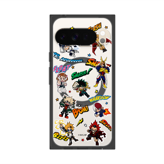 プレミアムスクエアケース with Pixelsnap［ 僕のヒーローアカデミア - アメコミ ］