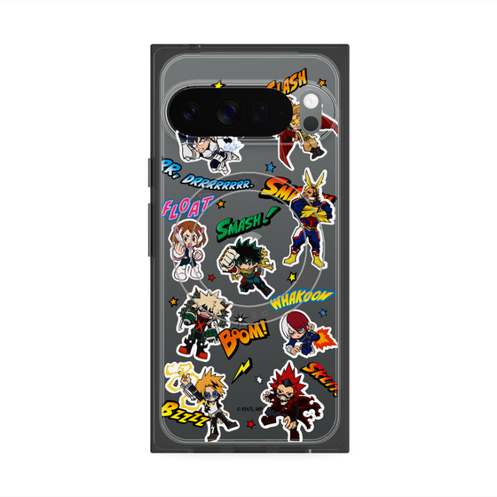 プレミアムスクエアケース with Pixelsnap［ 僕のヒーローアカデミア - アメコミ ］