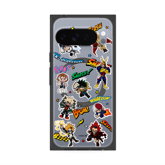 プレミアムスクエアケース with Pixelsnap［ 僕のヒーローアカデミア - アメコミ ］